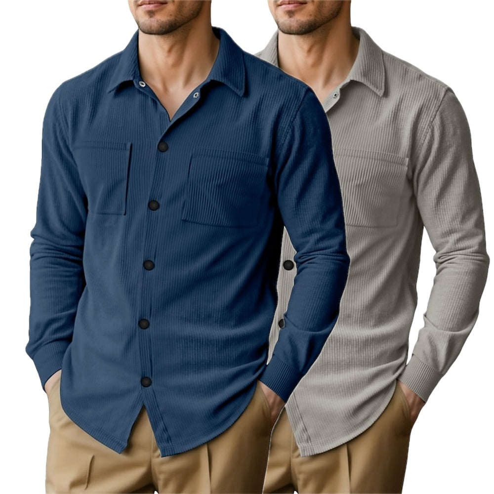 Harlan Pike Pocket Shirt - Navy - view 2