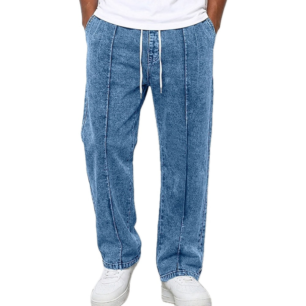 Harlan Voss Straight-Leg Pants - Blue - view 1
