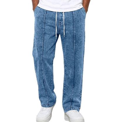 Harlan Voss Straight-Leg Pants - Blue - view 1