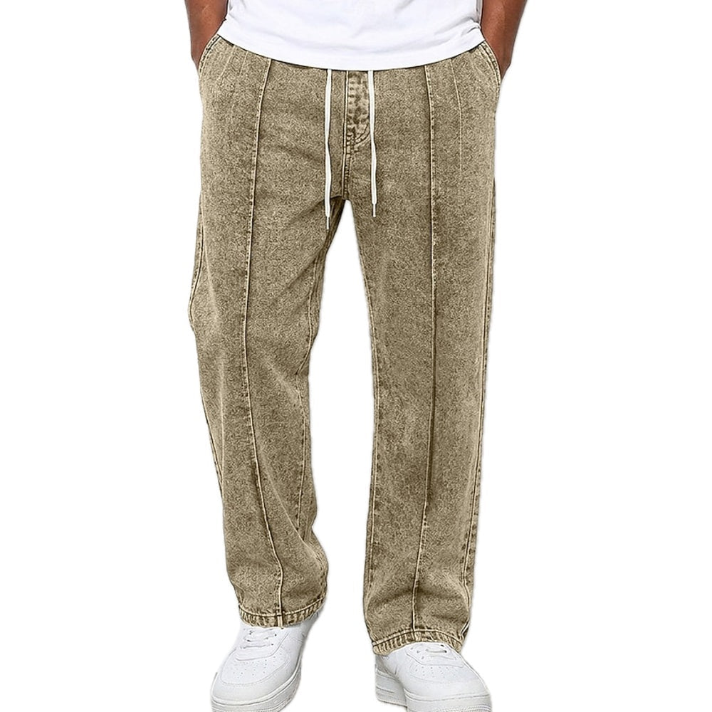 Harlan Voss Straight-Leg Pants - Khaki - view 1
