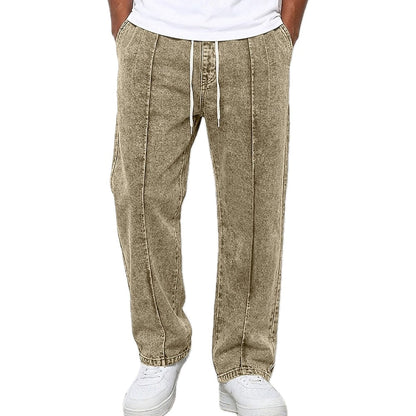 Harlan Voss Straight-Leg Pants - Khaki - view 1