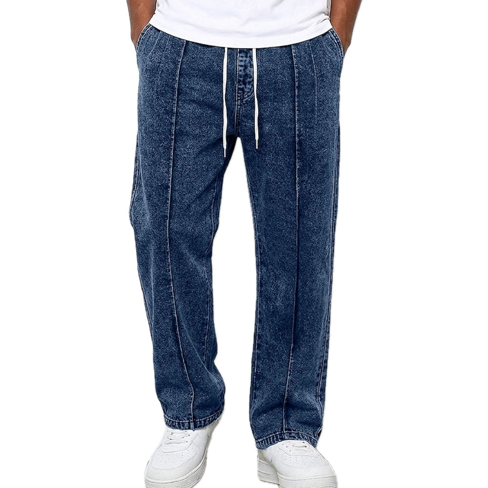 Harlan Voss Straight-Leg Pants - Navy - view 1