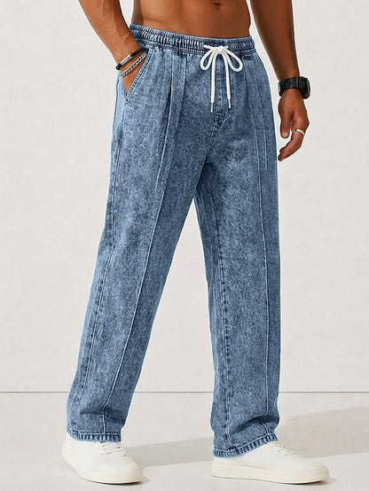 Harlan Wade Straight-Leg Pants - Blue - view 1