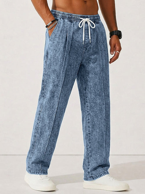 Harlan Wade Straight-Leg Pants - Blue - view 1