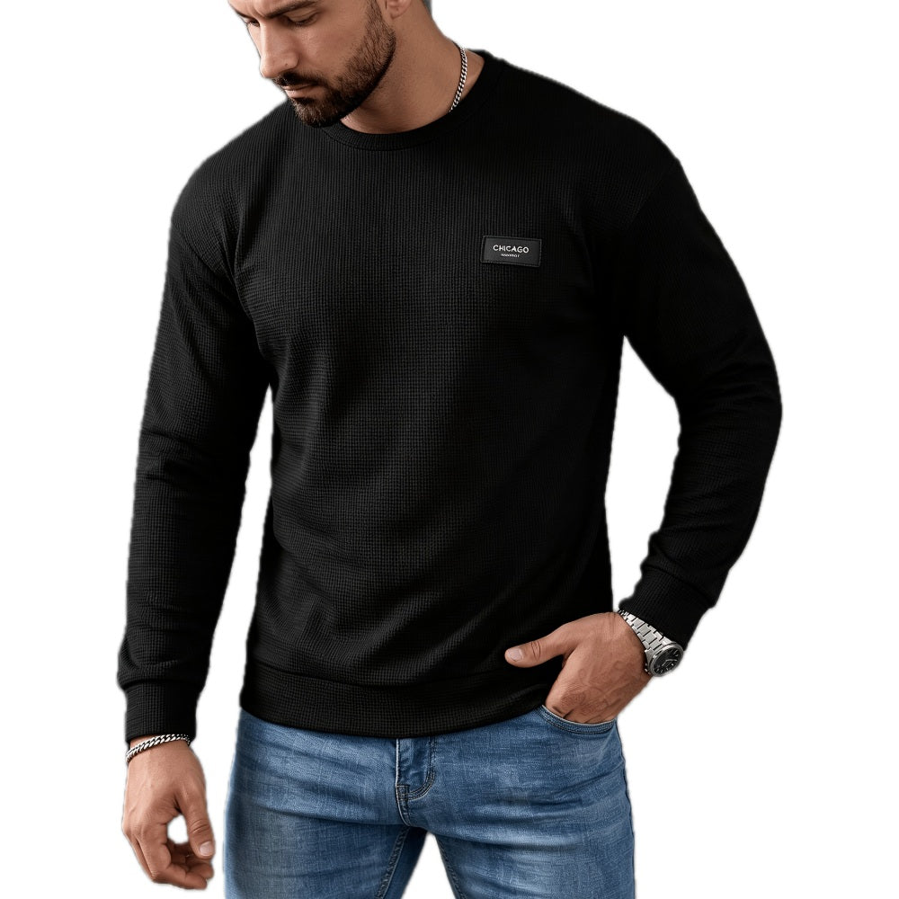 Hayes Owen Textured Sweatshirt - Black - view 1