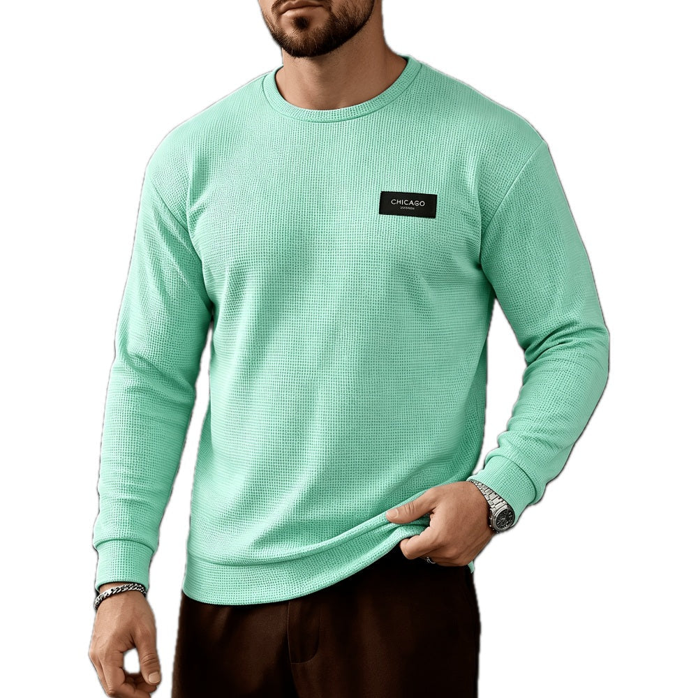 Hayes Owen Textured Sweatshirt - Green - view 1