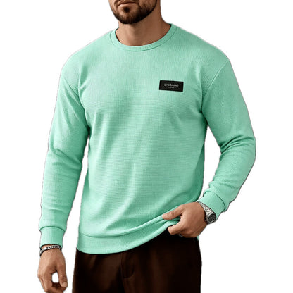 Hayes Owen Textured Sweatshirt - Green - view 1