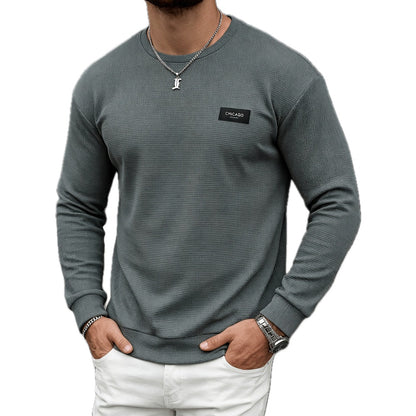 Hayes Owen Textured Sweatshirt - Grey - view 1