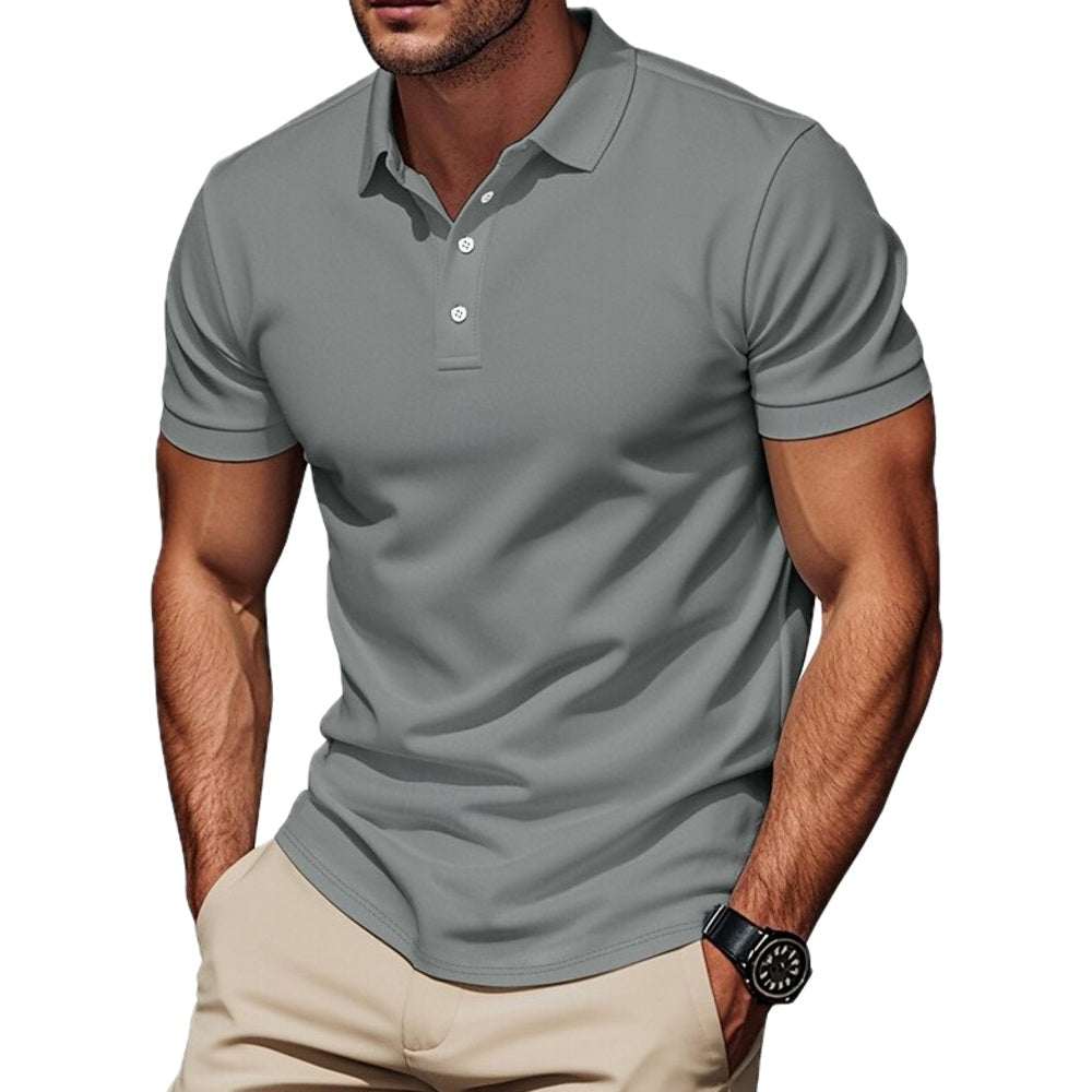 Heath Nolan Golf Polo - Grey - view 1