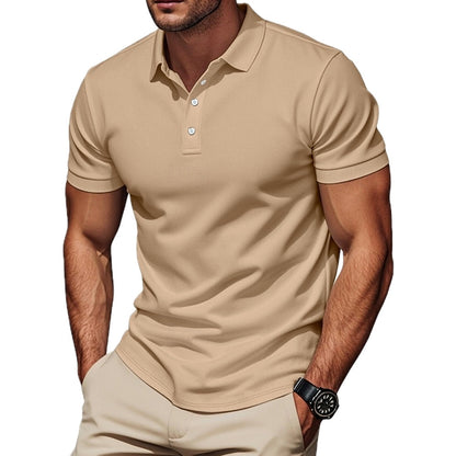 Heath Nolan Golf Polo - Khaki - view 1