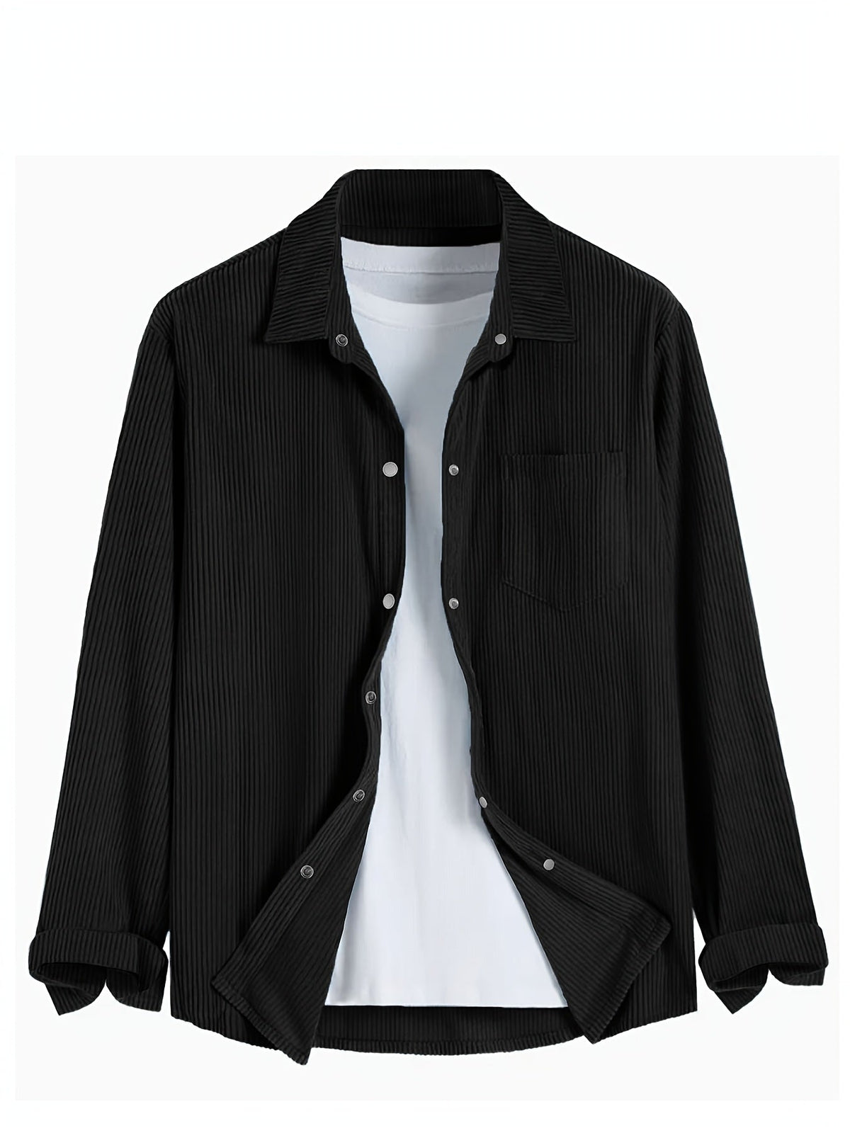 Heath Nolan Snap-Button Jacket - Black - view 1