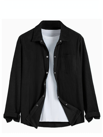 Heath Nolan Snap-Button Jacket - Black - view 1