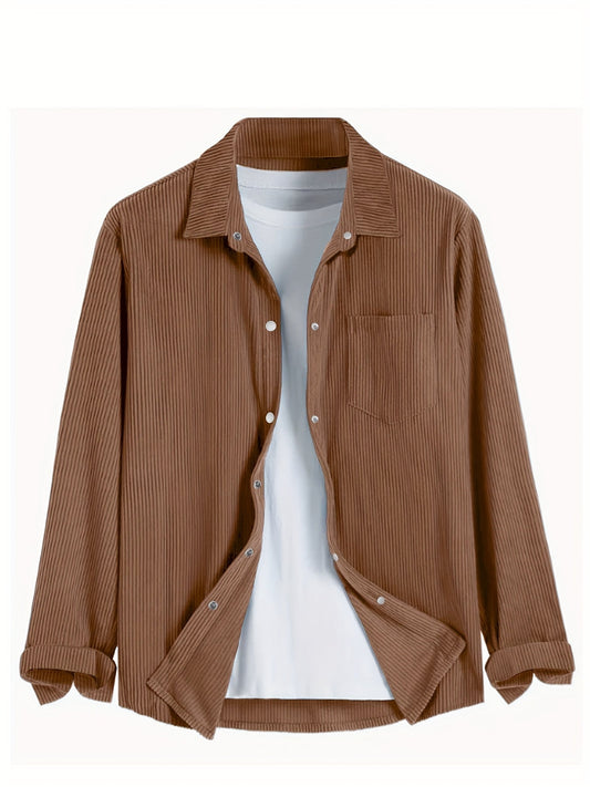 Heath Nolan Snap-Button Jacket - Brown - view 1