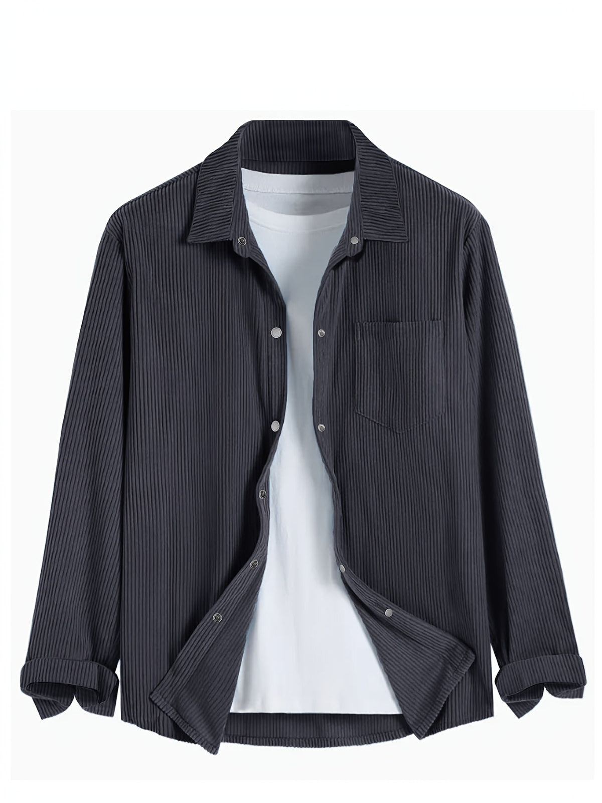 Heath Nolan Snap-Button Jacket - Grey - view 1
