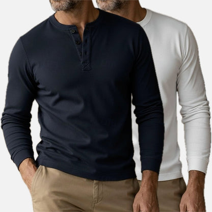 Holden Blake Henley Tee - Navy - view 2