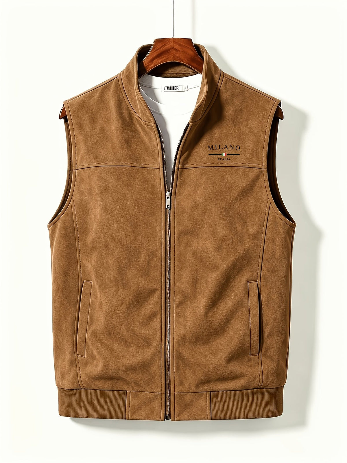 Hollis Andrew Seth Vest - Brown - view 1