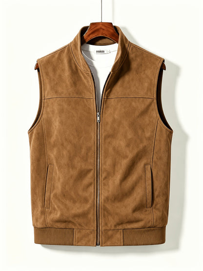 Hollis Andrew Seth Vest - Dark Brown - view 1