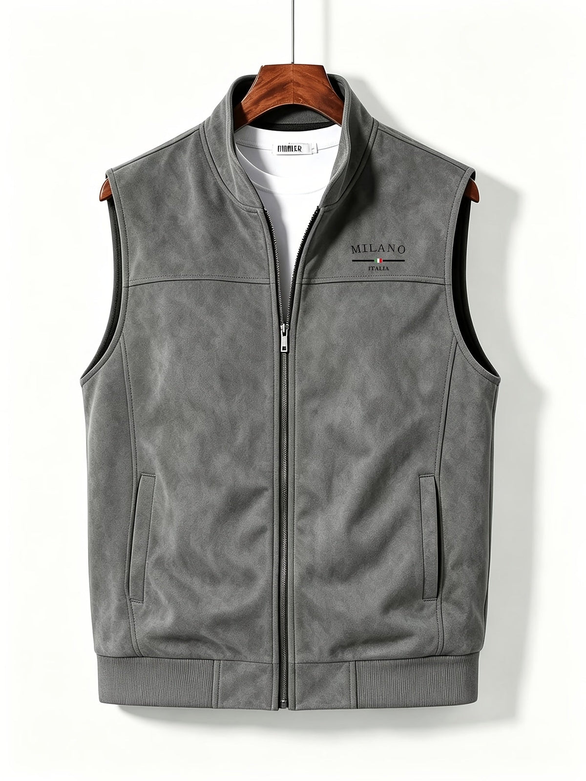 Hollis Andrew Seth Vest - Grey - view 1