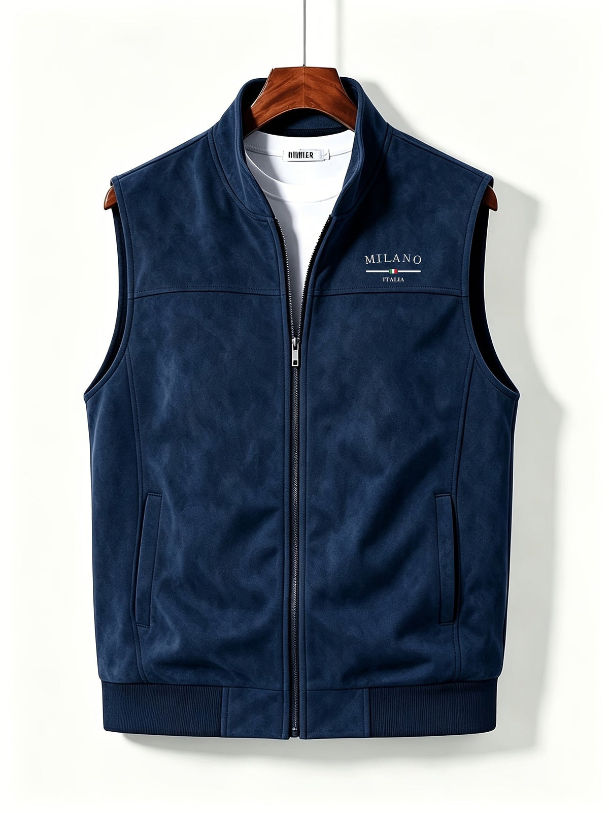 Hollis Andrew Seth Vest - Navy - view 1