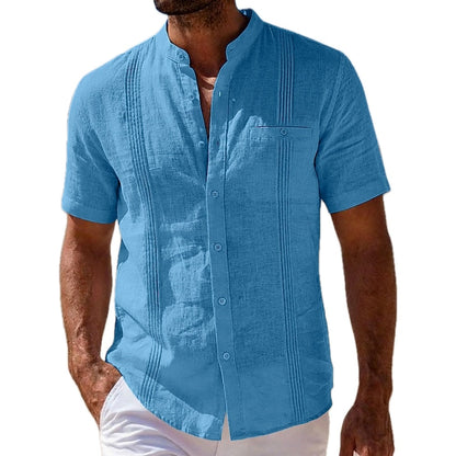 Hugo Rhodes Ruched Shirt - Blue - view 1