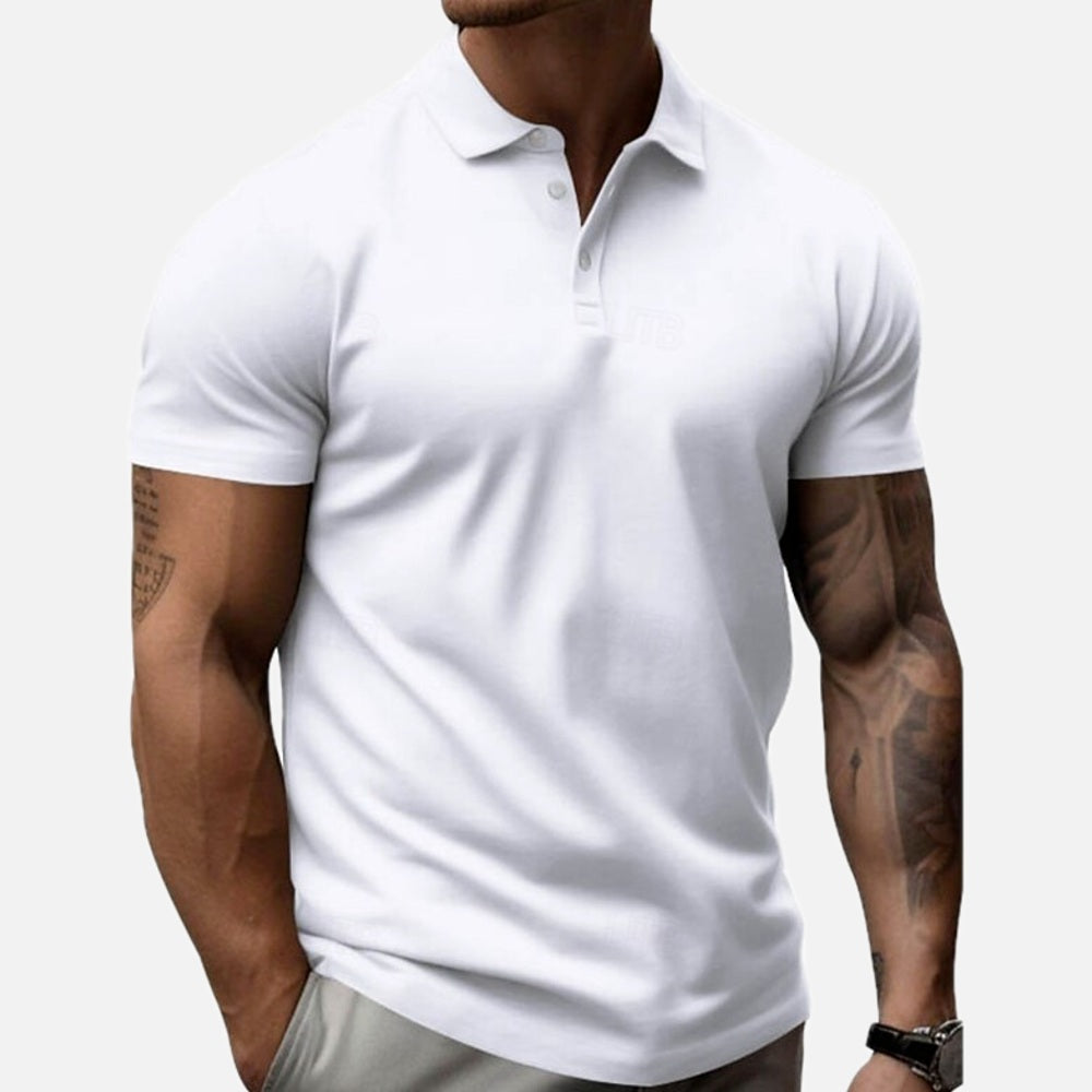 Ian Mercer Lightweight Polo - White - view 1