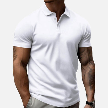 Ian Mercer Lightweight Polo - White - view 1