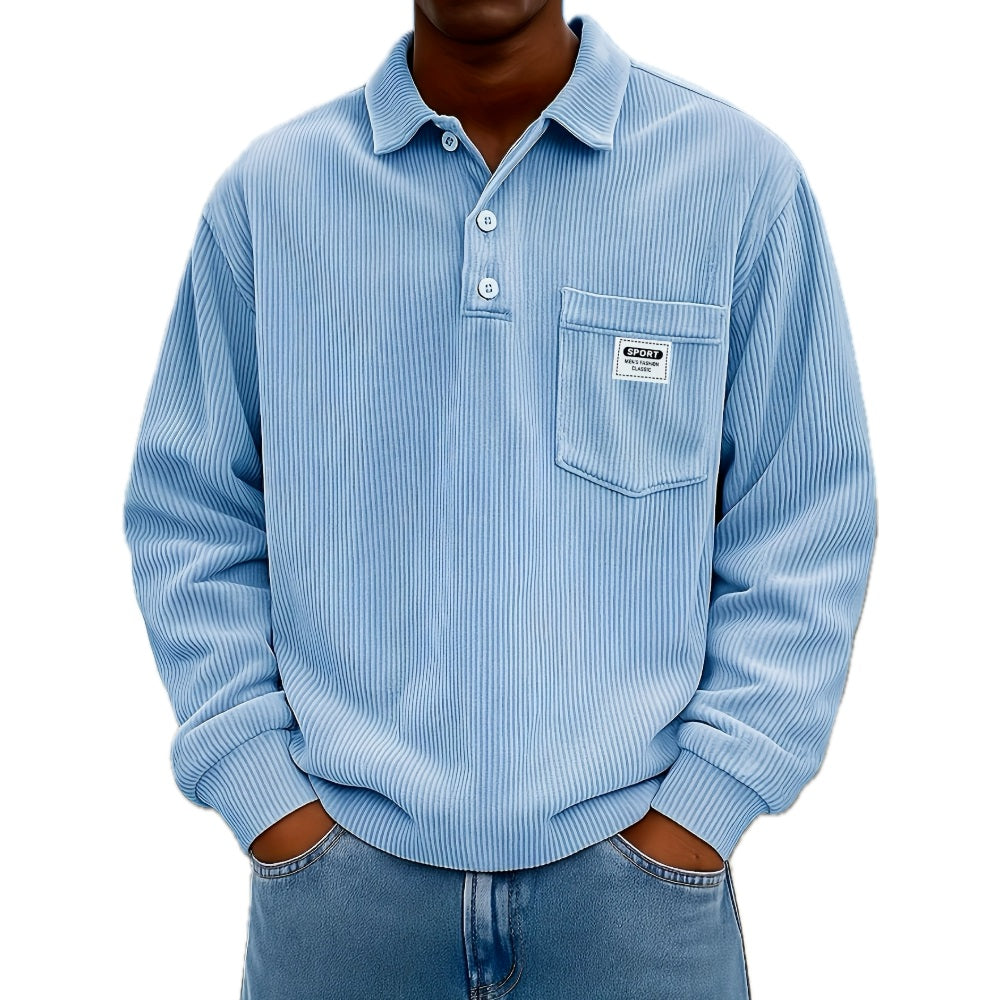 Ian Rowan Three-Button Shirt - Blue - view 1