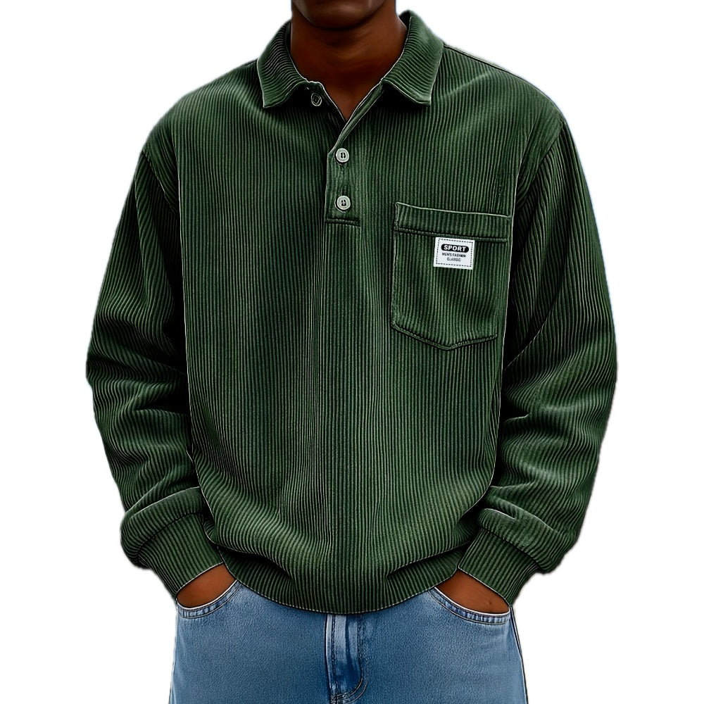 Ian Rowan Three-Button Shirt - Dark Green - view 1