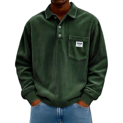 Ian Rowan Three-Button Shirt - Dark Green - view 1