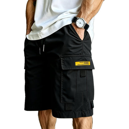 Idris Owen Cargo Shorts - Black - view 1