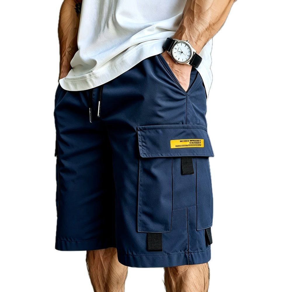 Idris Owen Cargo Shorts - Navy - view 1