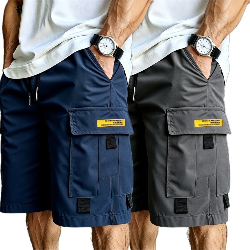 Idris Owen Cargo Shorts - Navy - view 2