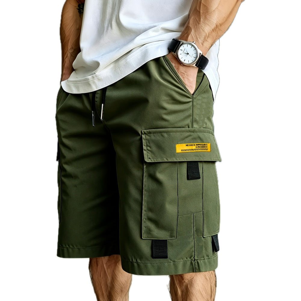 Idris Owen Cargo Shorts - Olive - view 1
