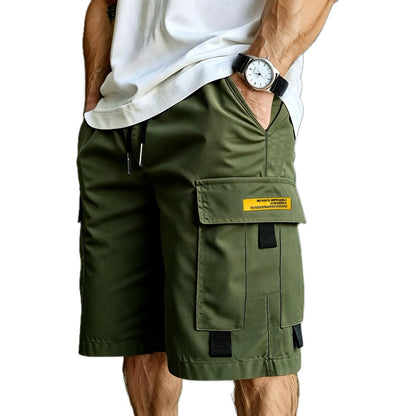 Idris Owen Cargo Shorts - Olive - view 1