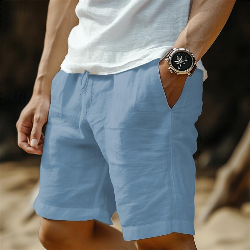 Lorenzo Linen Shorts
