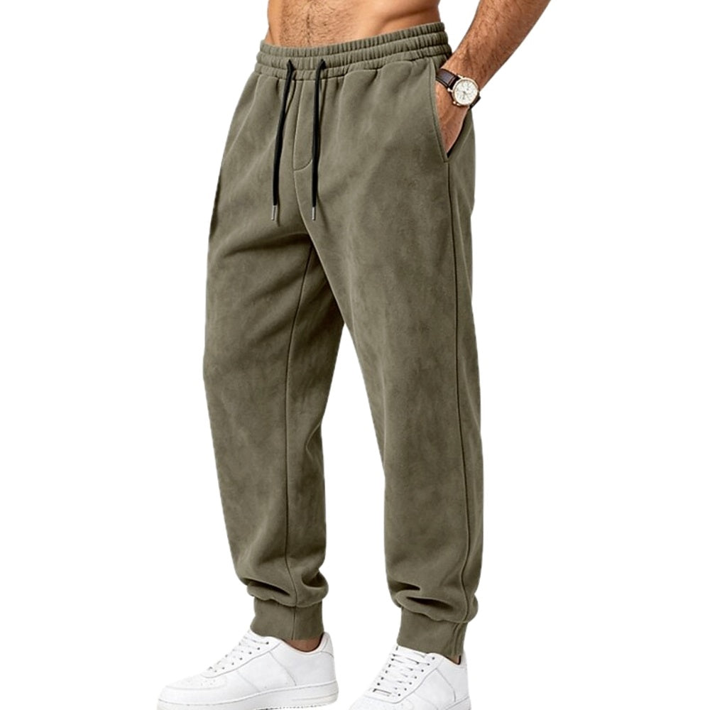 Ira Bennett Drawstring Joggers - Olive - view 1