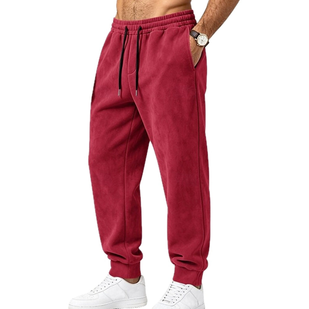 Ira Bennett Drawstring Joggers - Red - view 1