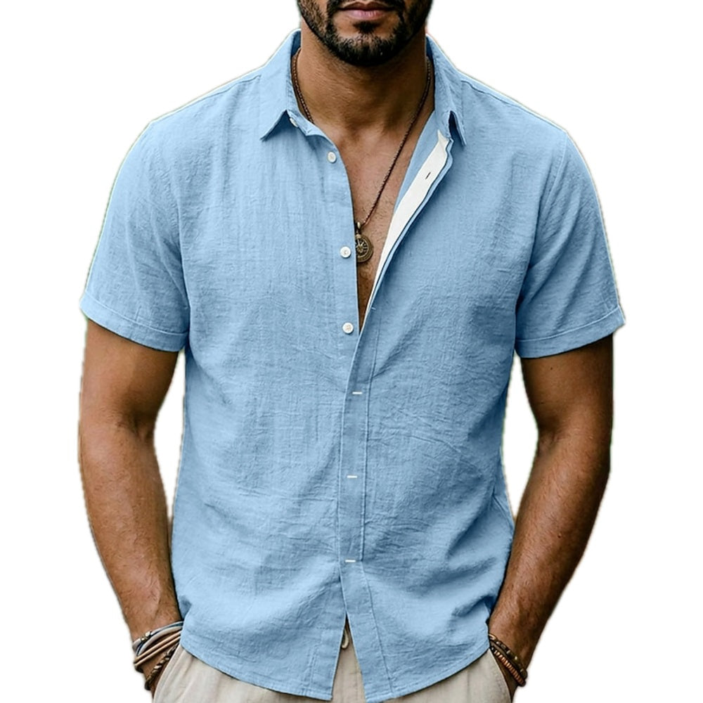 Ira Steele Spliced Shirt - Blue - view 1