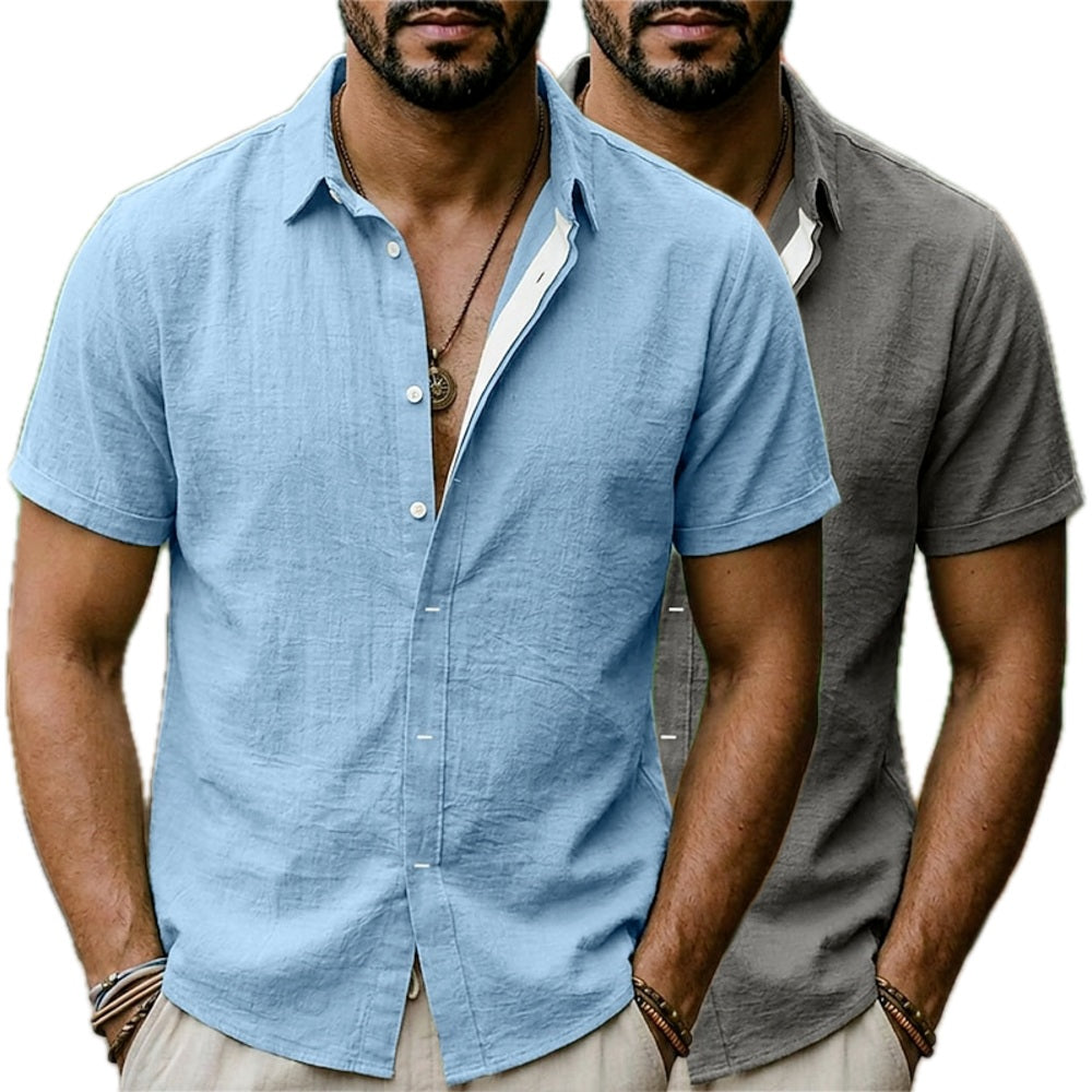 Ira Steele Spliced Shirt - Blue - view 2