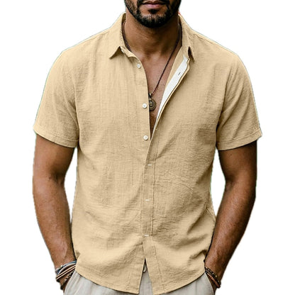 Ira Steele Spliced Shirt - Khaki - view 1
