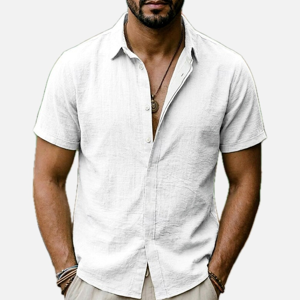 Ira Steele Spliced Shirt - White - view 1