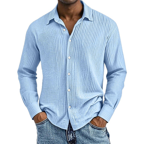 Ira Steele Textured Shirt - Blue - view 1