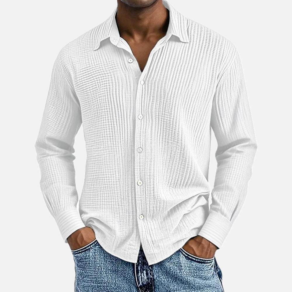 Ira Steele Textured Shirt - White - view 1