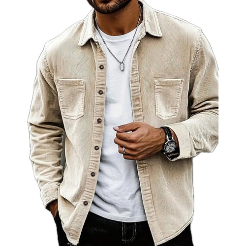 Isaac Grant Cargo Shirt - Beige - view 1