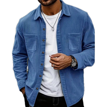 Isaac Grant Cargo Shirt - Blue - view 1