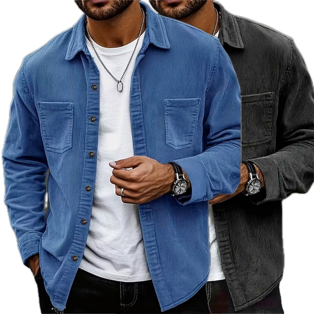 Isaac Grant Cargo Shirt - Blue - view 2