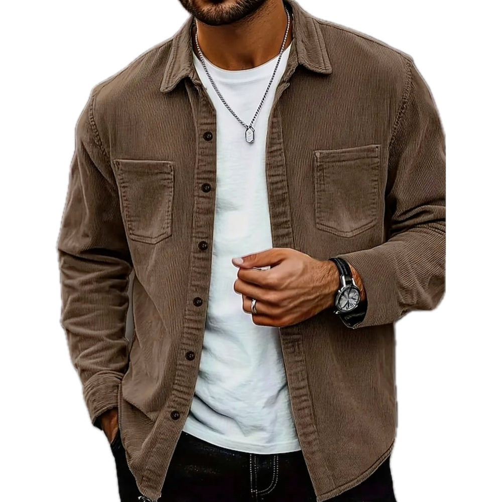 Isaac Grant Cargo Shirt - Brown - view 1