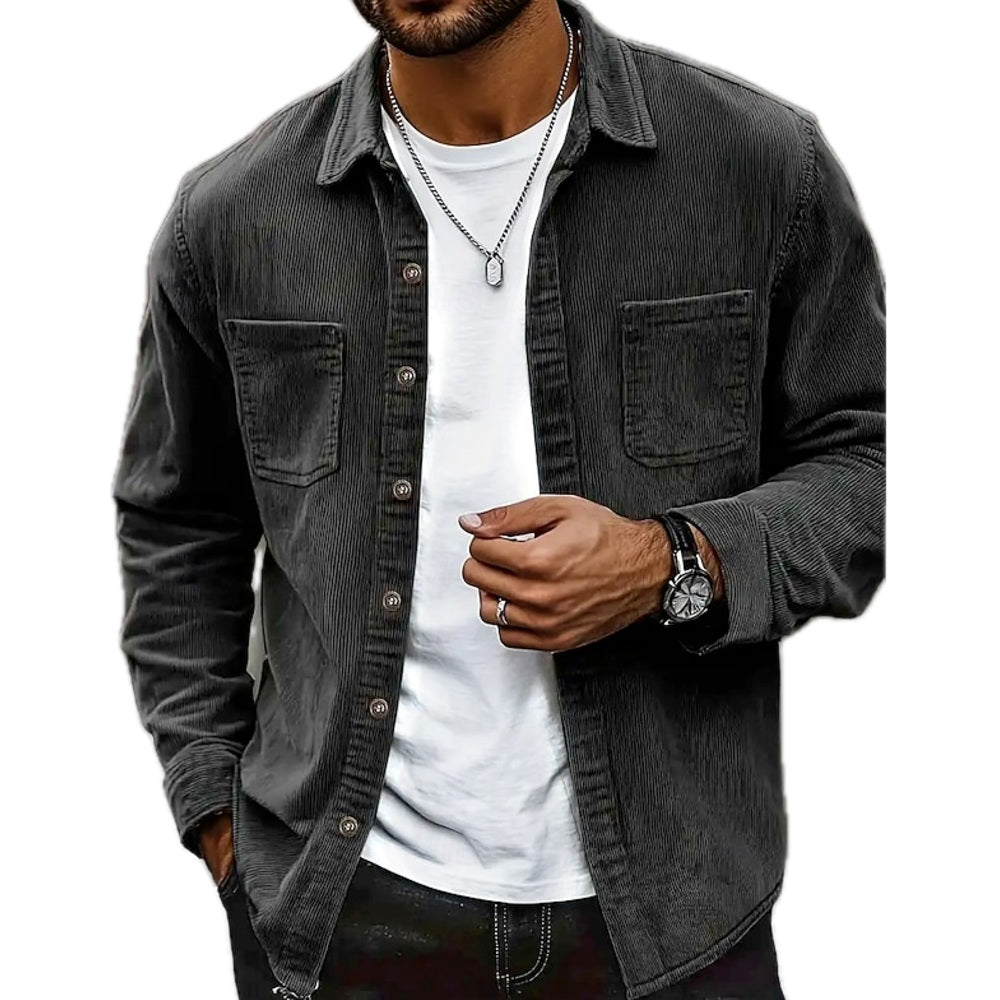 Isaac Grant Cargo Shirt - Grey - view 1
