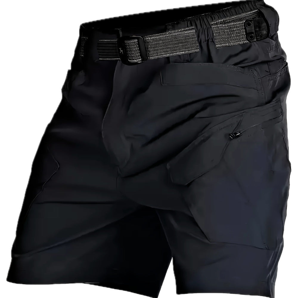 Isaac Moss Utility Shorts - Black - view 1