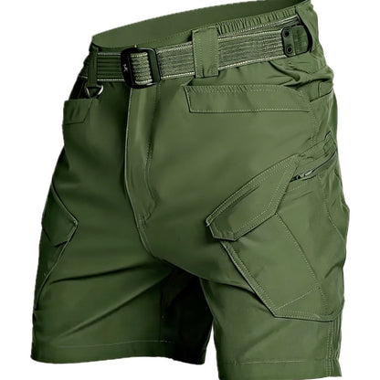 Isaac Moss Utility Shorts - Green - view 1